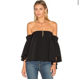 Milly - Off The Shoulder Rosa Top
